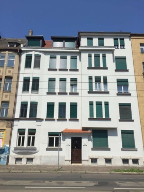 **PROVISIONSFREIE MODERNE 3-RWG MIT EINBAUKÜCHE – FUßBODENHEIZUNG – BALKON – AUFZUG **WE 12**,  Gorkistraße 58, 04347 Leipzig, Dachgeschosswohnung