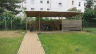 Hinterhof mit Fahrradcarport - ***TOP KAPITALANLAGE** SCHICKE 1-RWG MIT SEPARATER KÜCHE, FUßBODENHEIZUNG, MODERNES BAD **WE 10**