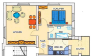 Grundriss - *** Tolle 2 RWE - Tageslichtbad - Balkon - Fußbodenheizung - ***WE 05***