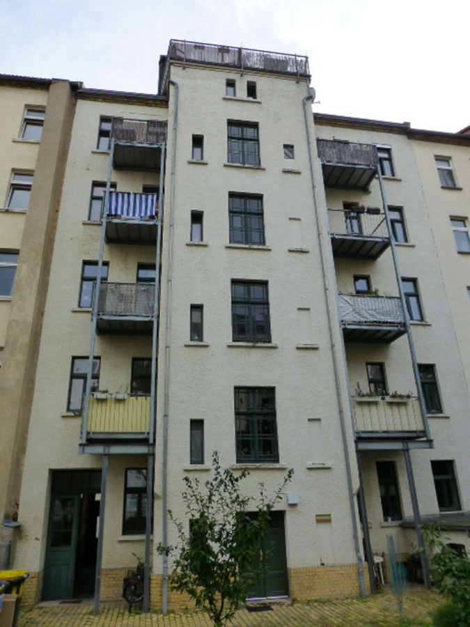 Hausansicht von Innenhof