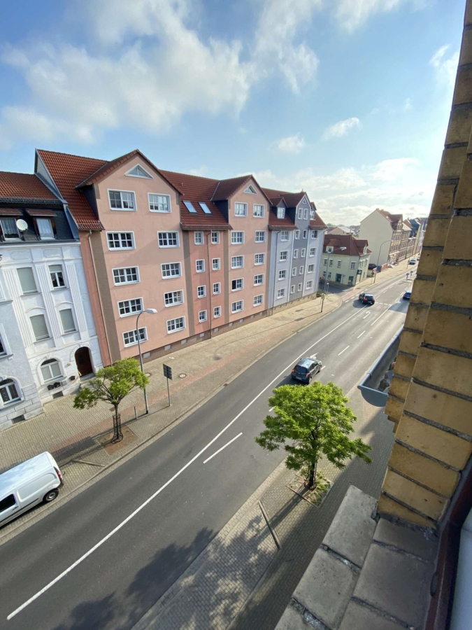 Ausblick zur Straße