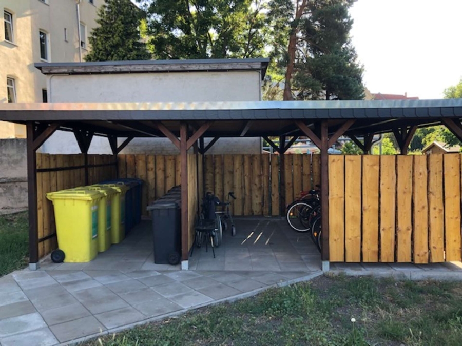 Carport für Fahrräder