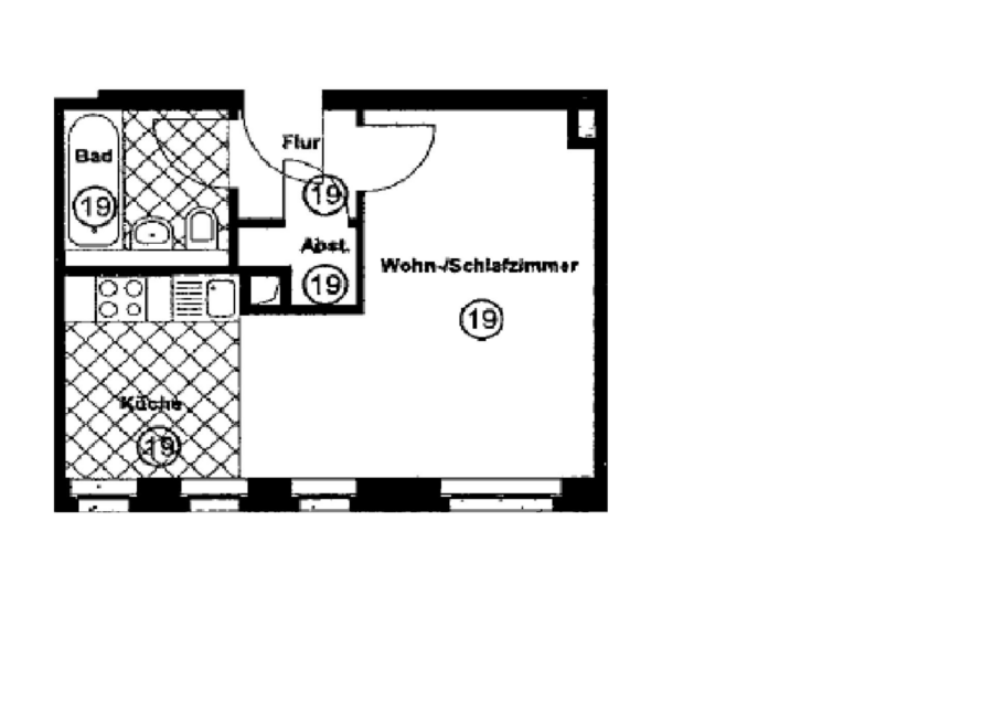 Grundriss - WE 19